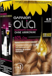Garnier Olia, coloração sem amoníaco, pack de 3