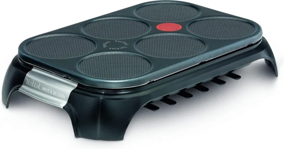 Tefal Crep Party Inox & Design, crepeira elétrica, 1000 W