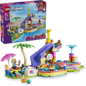 LEGO Friends Dia divertido no parque aquático, com escorrega