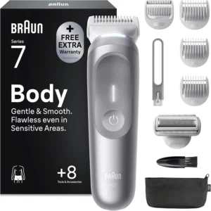 Braun Series 7 BG7555, recortadora corporal para homem, cinzento