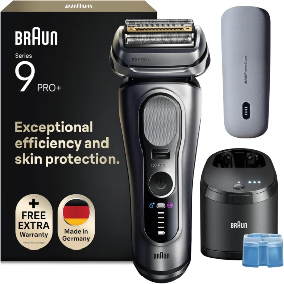 Braun Series 9 Pro+ 9677CCE, barbeador elétrico para homem