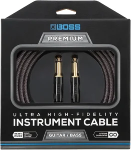 BOSS BIC-P10, cabo de instrumento de 3 m com fichas retas