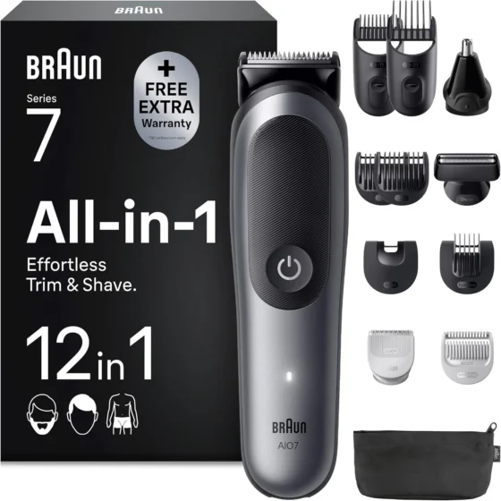 Braun Series 7 AIO7545, aparador tudo-em-um, cinzento
