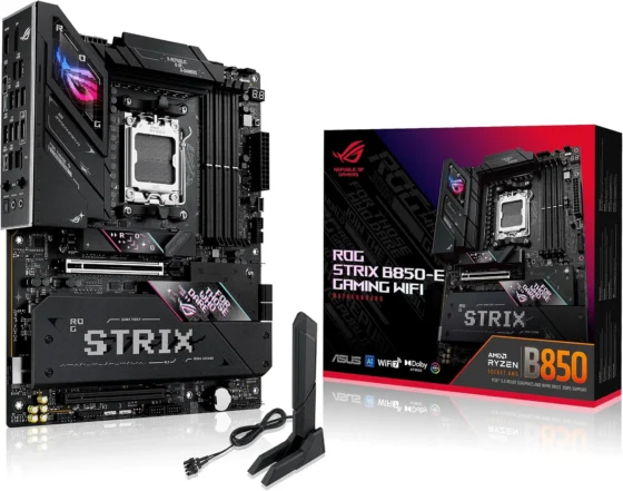 ASUS ROG Strix B850-E Gaming WiFi, placa-mãe AMD