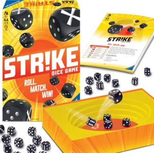 Ravensburger Strike Dice, jogo de mesa para famílias