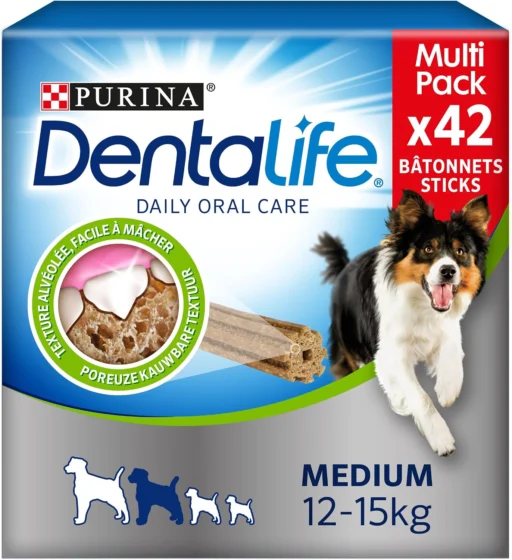 Nestlé Purina Dentalife, guloseimas para cães médios, 966 g