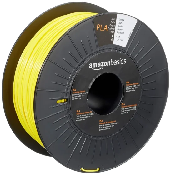 Amazon Basics, filamento PLA para impressora 3D, 1,75 mm