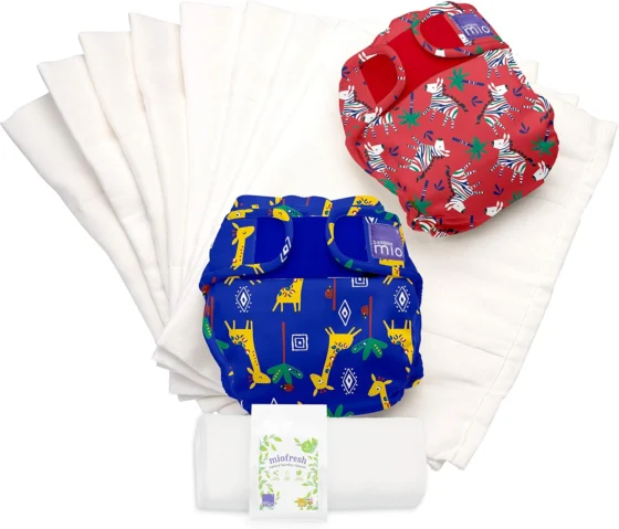 Bambino Mio MioDuo, fraldas reutilizáveis, tamanho 2 (9 kg+)