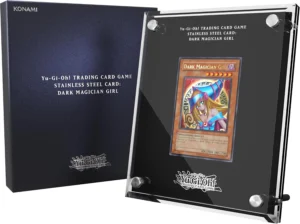 Yu-Gi-Oh! Dark Magician Girl, carta de aço inoxidável
