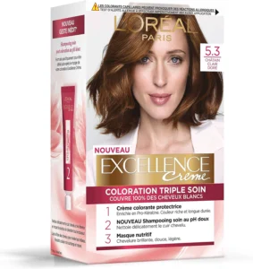 L'Oréal Paris Excellence Crème, tinta castanho claro dourado
