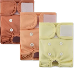 Amazon Basics, fraldas laváveis para cães fêmeas, tamanho XS
