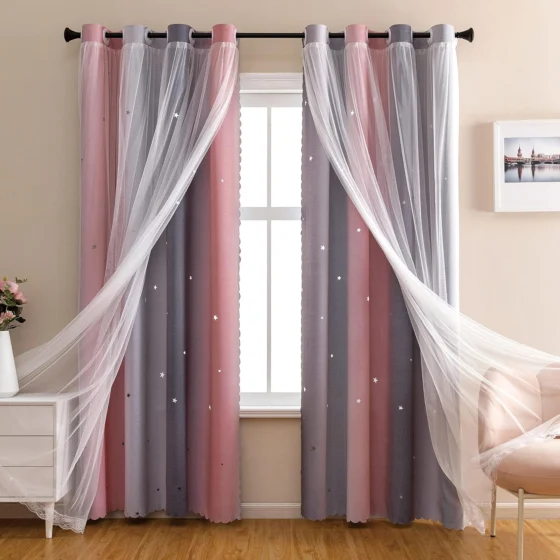 XiDi Dream Star, cortinas opacas para criança, 52 x 63 cm