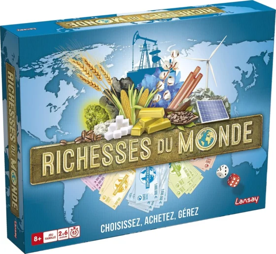 Lansay Riquezas do mundo, jogo tático a partir dos 8 anos