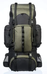 Amazon Basics, mochila de caminhadas com capa de chuva