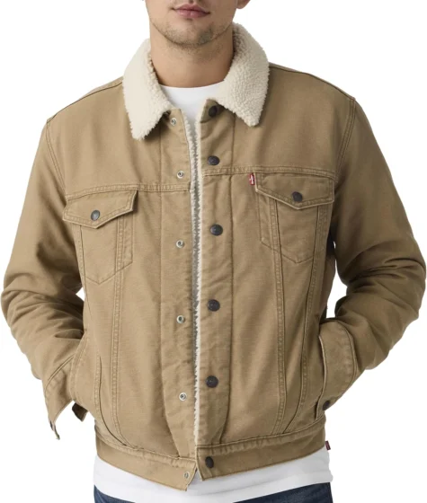 Levi's Big & Tall Sherpa Trucker, casaco de homem