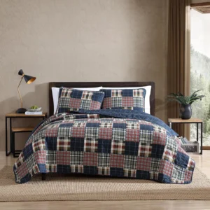 Eddie Bauer, conjunto de roupa de cama de algodão, queen